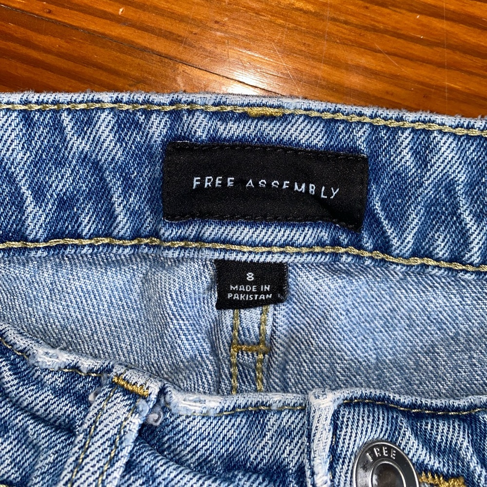 Blue Boyfriend Free Assembly Jean